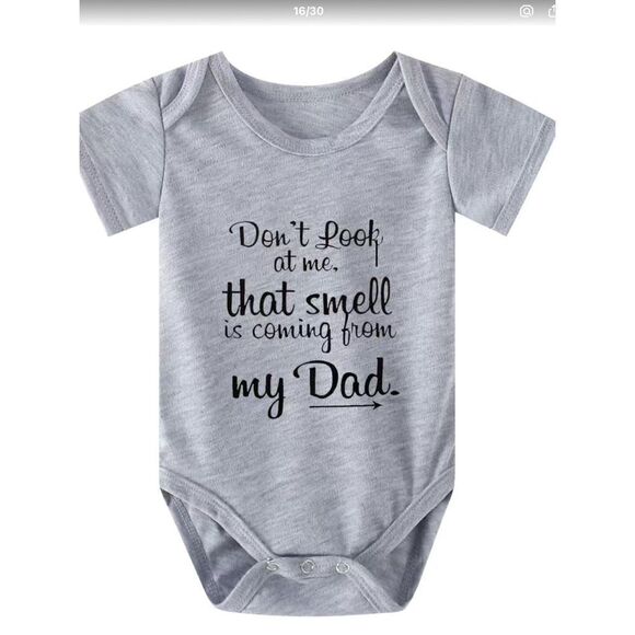 New Funny Pattern Baby Romper 3-6M - Picture 1 of 2